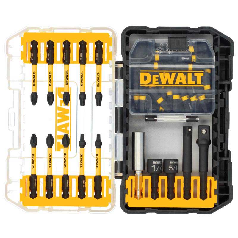 Screwdriver Bit Set, Dewalt, 43-Piece, Steel - 1