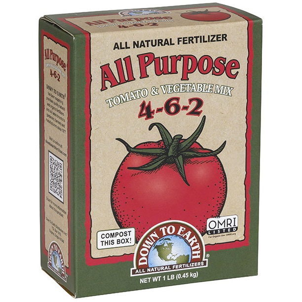 Plant Fertilizer, Down To Earth, 1 lb, Box, Particle, 4-6-2 N-P-K Ratio - 2