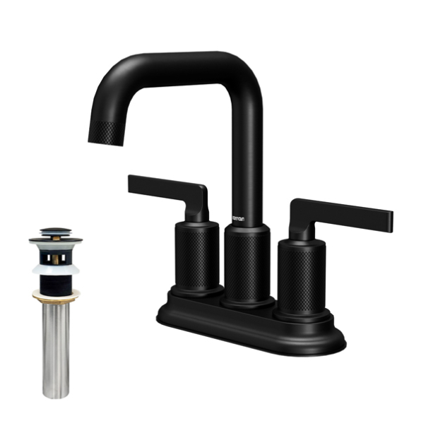 Bath Faucet, Karran, Gillingham, 2-Handle, Matte Black - 2