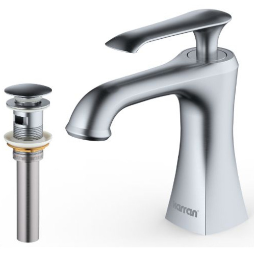 Woodburn Bath Faucet, Karran, 1-Handle, Stainless Steel - 2