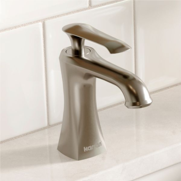 Woodburn Bath Faucet, Karran, 1-Handle, Stainless Steel - 3