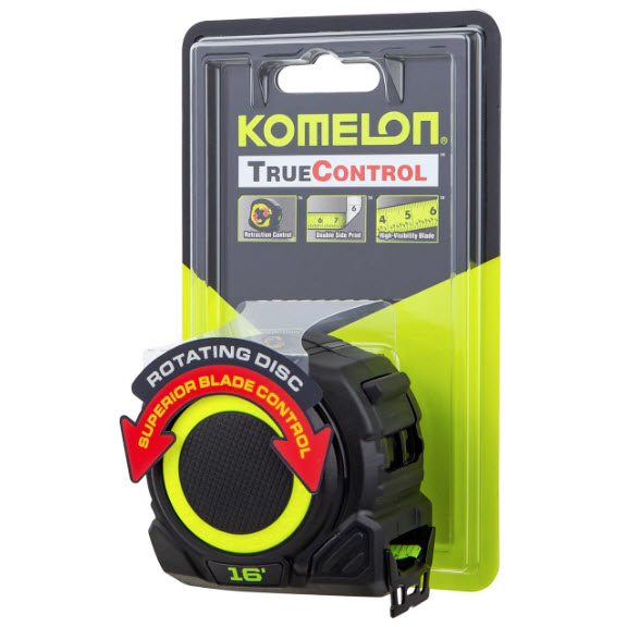 True Control Tape Measure, Komelon, 16 ft L - 2