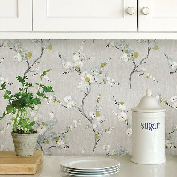Peel & Stick Wallpaper, Brewster, 20.5 in x 18 ft, Yellow Mirei - 2