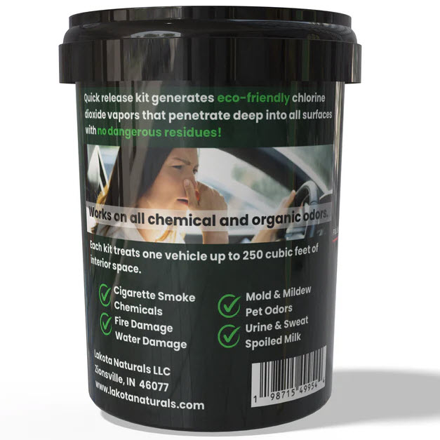 Lakota Odor Eliminator Kit for Vehicles, Lakota Naturals, Chlorine Dioxide - 2