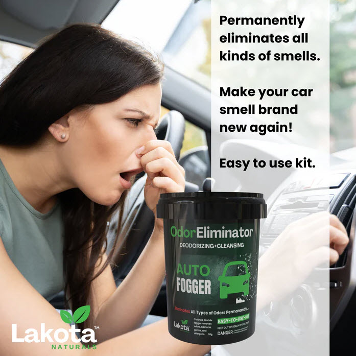 Lakota Odor Eliminator Kit for Vehicles, Lakota Naturals, Chlorine Dioxide - 3