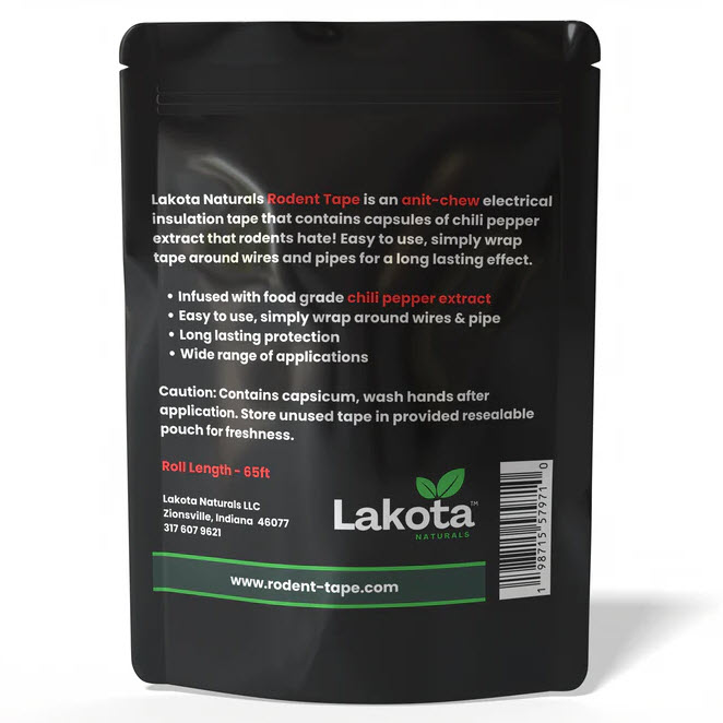 Lakota Rodent Repellant Electrical Tape, Lakota Naturals, 65 ft L - 3