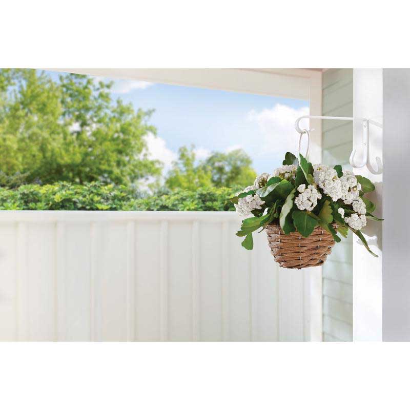 Plant Hook, Living Accents, Metal, White, 6 in L - 2
