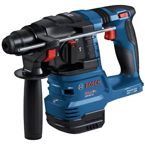 Cordless Rotary Hammer, Bosch, SDS-plus Bulldog, 18V, 3/4 in, Brushless, Tool Only - 1