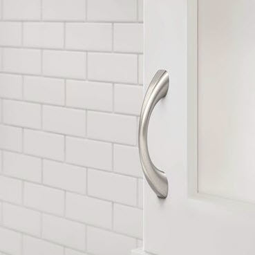 Vaile Cabinet Pull, Amerock, 3 in, Satin Nickel - 3