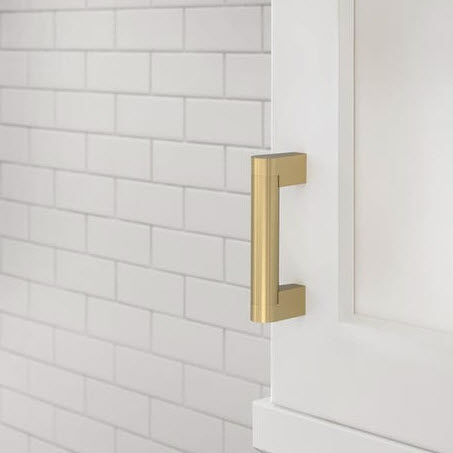 Composite Cabinet Pull, Amerock, 3 in, Champagne Bronze - 2