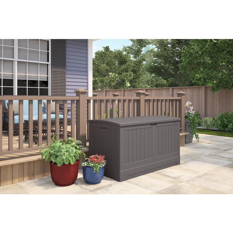Deck Box, Suncast, 200 gal, Gray - 2