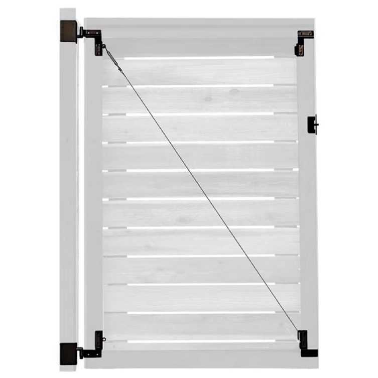 Gate Hinge Kit, Adjust-A-Gate, Low-Profile - 2