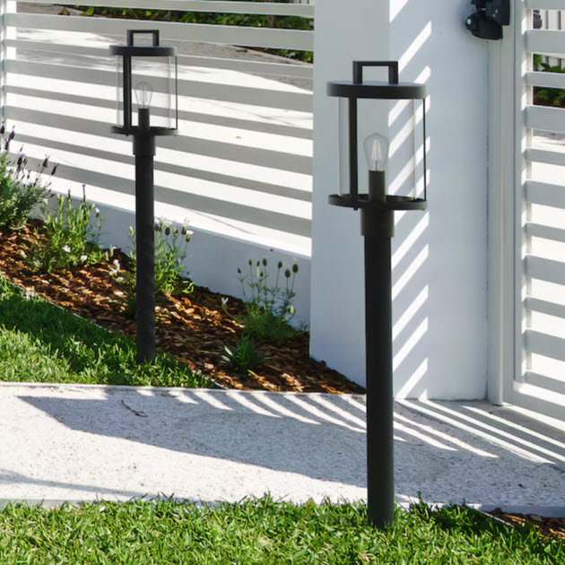 Outdoor Post Light, Quoizel, Claire Traditional Lantern, Matte Black - 2