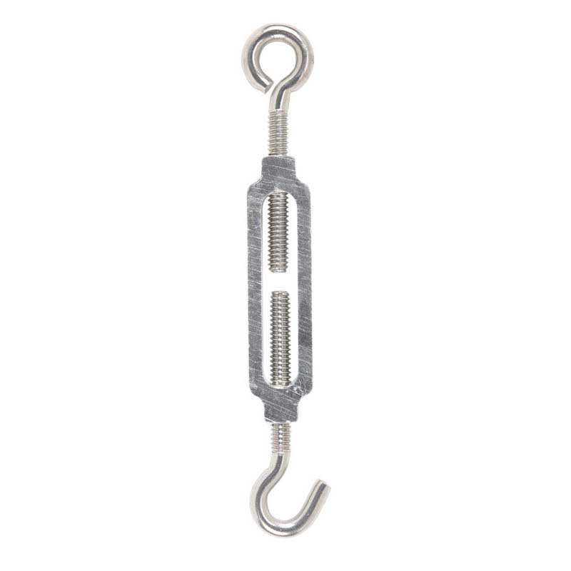 Turnbuckle, Hampton, 160 lb Working Load, 1/4 in Thread, Hook, Eye, 5-3/8 in Take-Up - 1