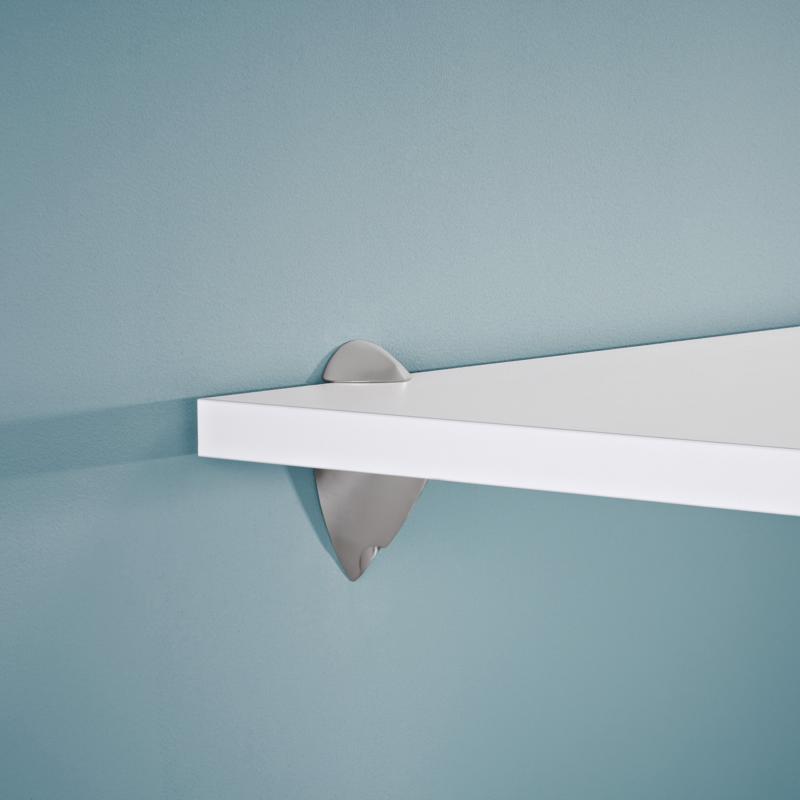 2-Pack Shelf Brackets, Dolle, Splash, Silver, For 1 in Shelves - 2