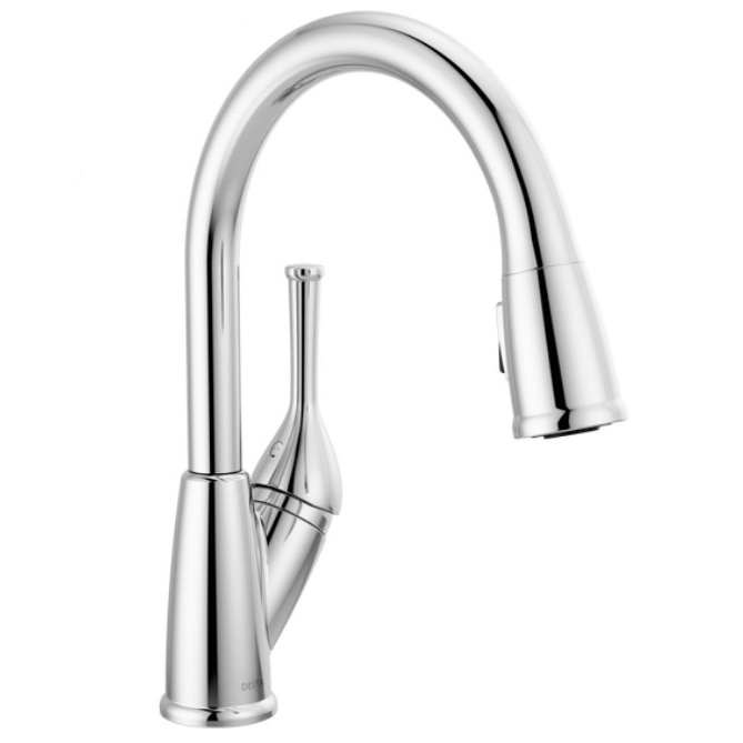 Kitchen Faucet, Delta, Classic, Chrome - 1