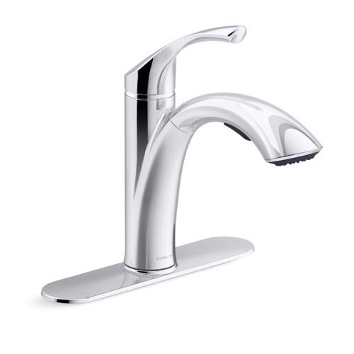 Kitchen Faucet, Sterling, Duttrie, Pull Out, 1-Handle, Chrome - 1