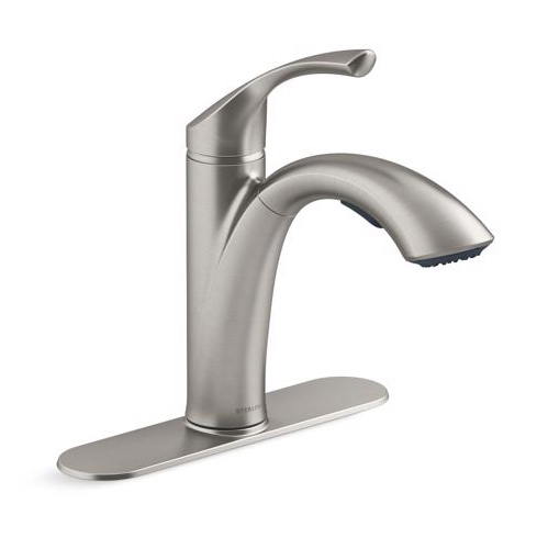 Kitchen Faucet, Sterling, Duttrie, Pull Out, 1-Handle, Stainless Steel - 1