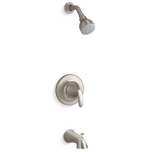 Tub/Shower Faucet, Sterling, Valton, Brushed Nickel - 1
