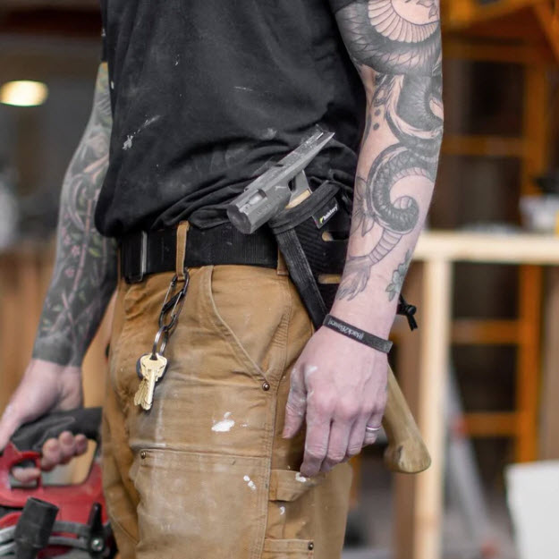 Hammer/Tool Holster, Holstery, Jolly Roger, Clip-On, Left Side - 2