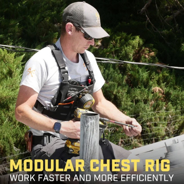 Modular Tool Vest, Holstery, Modrig, Chest Rig - 2
