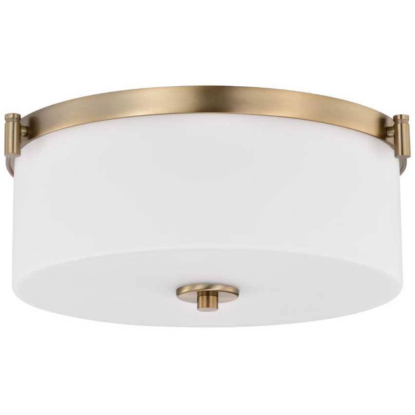 Flush Mount, Nuvo Lighting, Liam, 3-Light, 16-1/2 in, Gold - 1