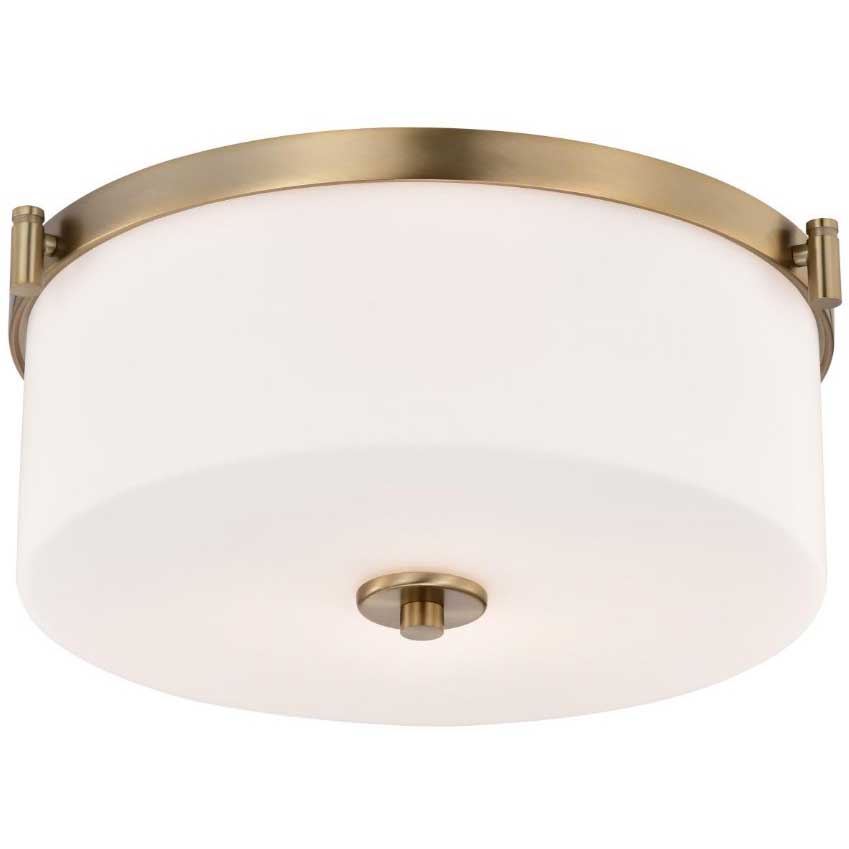 Flush Mount, Nuvo Lighting, Liam, 3-Light, 16-1/2 in, Gold - 2