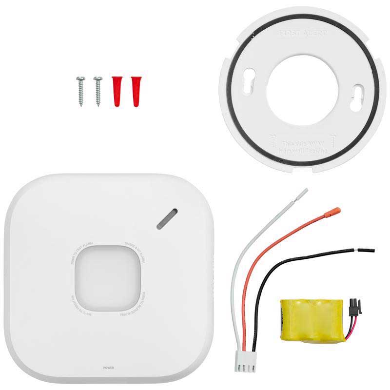 Smoke/CO Detector, First Alert, Hardwired, Wi-Fi Compatible - 3