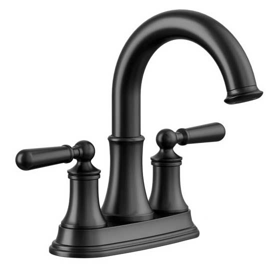 Bath Faucet, Kohler, Facile, 2-Handle, Matte Black - 1