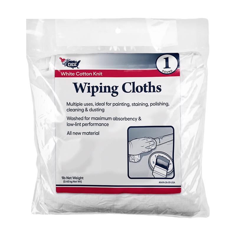 Wiping Cloth, Intex, Cotton, White - 1