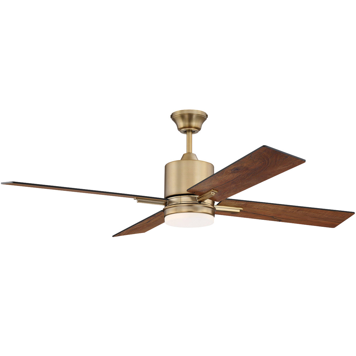 Ceiling Fan, Craftmade, Teana, 56 in Dia, Satin Brass, Black/Mesquite Blades - 2
