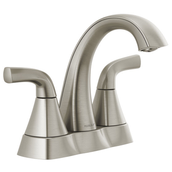 2-Handle Bath Faucet, Peerless, Parkwood, Brushed Nickel - 1