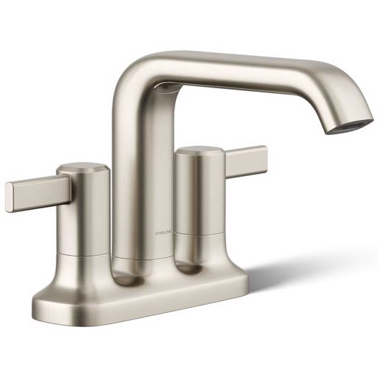 Bath Faucet, Sterling, Agosti, 2-Handle, 4 in, Brushed Nickel - 1