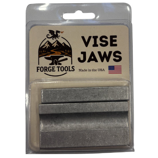 Vise Jaws, Forge Tools, Aluminum, 3 in - 1