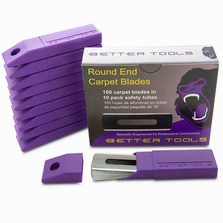 Carpet Blades, Better Tools, 3G Extreme Round End, 100 pk - 1