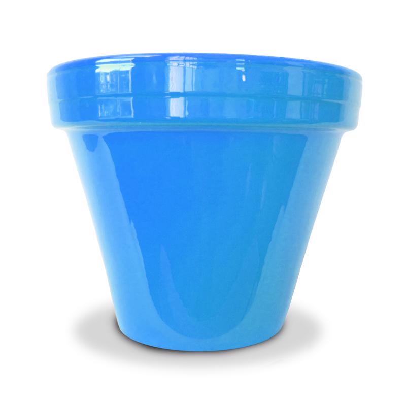 Ceramic Pot, Ceramo, 4.5 in W, Robin's Egg Blue - 1