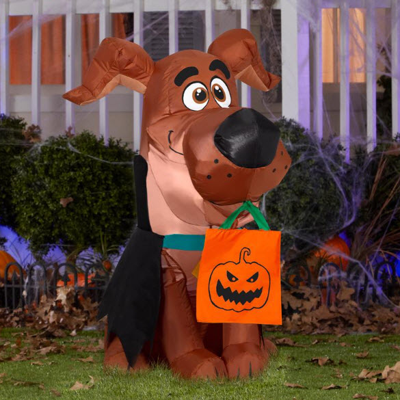 Scooby-Doo Inflatable, Halloween, Puppy Vampire, 4 ft, LED - 2