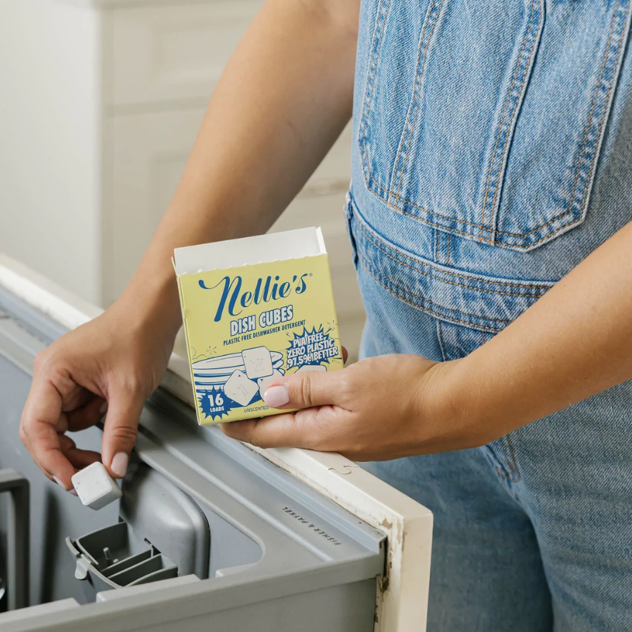 Dishwasher Detergent, Nellie's, 16 Count, Cube - 3