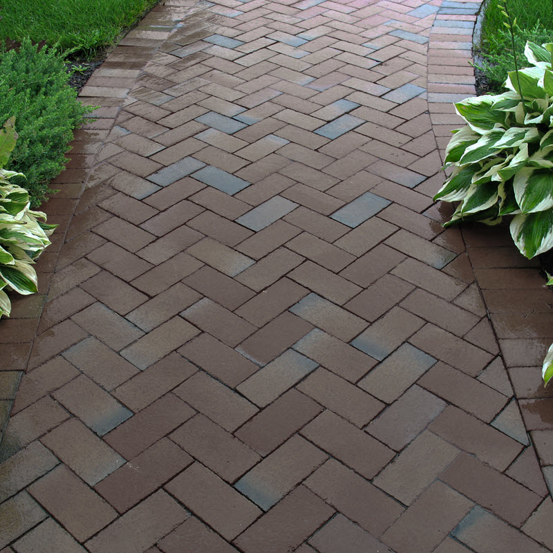 Holland Paver Stone, Willamette Graystone, 4 in x 8 in, Precast Concrete - 3