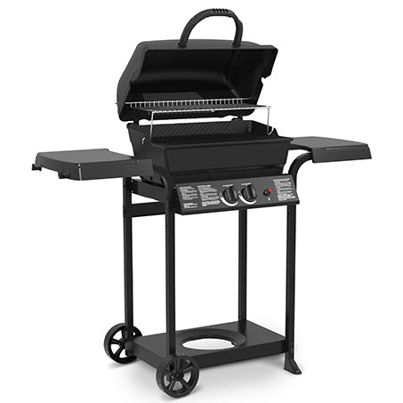 Gas Grill, Huntington, Propane, 390 sq-in Cooking Area - 2