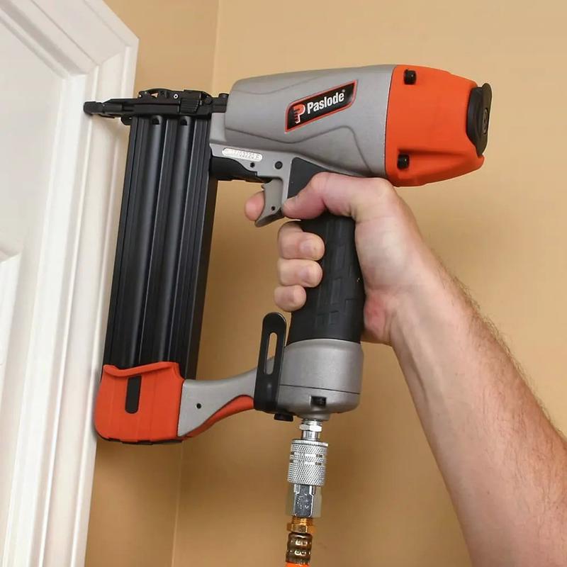 Pneumatic Brad Nailer, Paslode, 100 Magazine, Straight Collation, Adhesive Collation, 5/8 to 2 in Fastener - 2