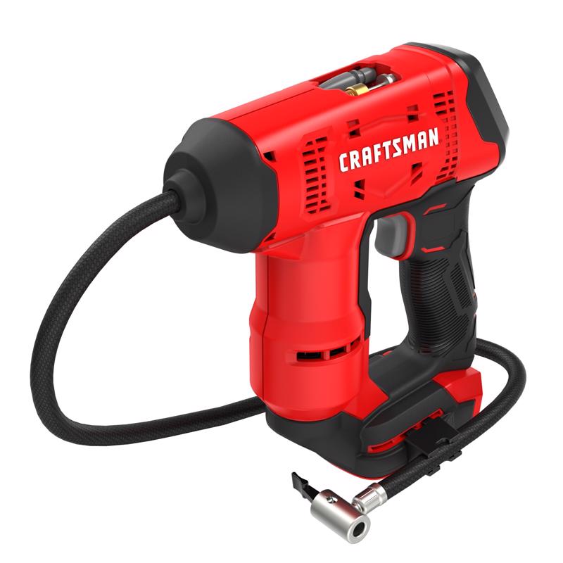 Air Inflator, Craftsman, 20 V, 150 psi Pressure, Tool Only - 2