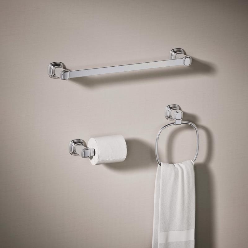 Bath Hardware Kit, Kohler, Envelu, Polished Chrome, 3 pc - 2