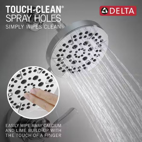Tub & Shower Faucet, Delta, Faryn, Chrome - 3
