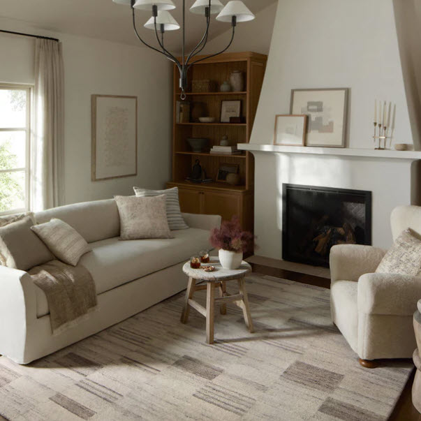Area Rug, Loloi, Rocky, Al Ivory, 2 ft W, 4 ft L - 2