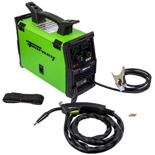 MIG Welder, Forney, Flux Cored Wire, 120 V Input, 140 A, 24 ga to 1/4 in THK, 30 % Duty Cycle - 1