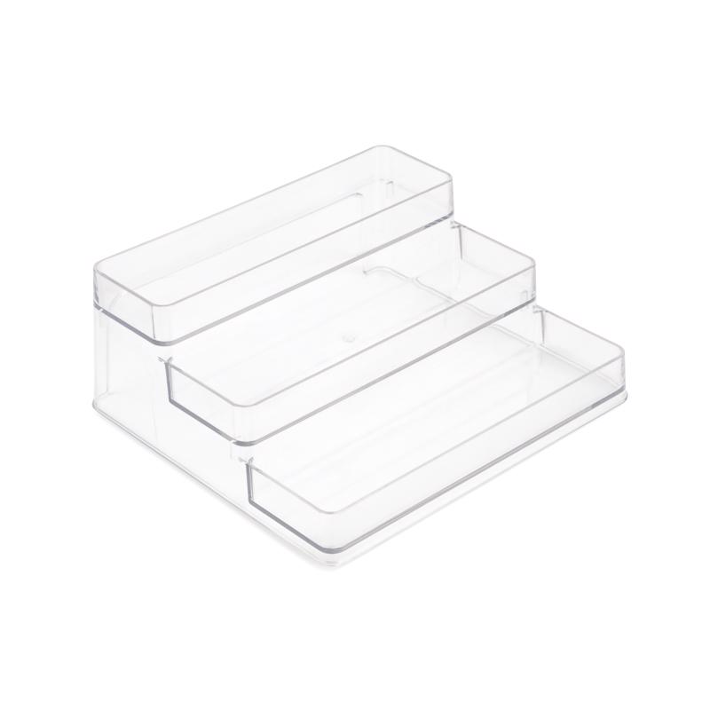 Spice Organizer, Core Home, 10 in W x 9 in L x 4 in H, Plastic, Clear - 1
