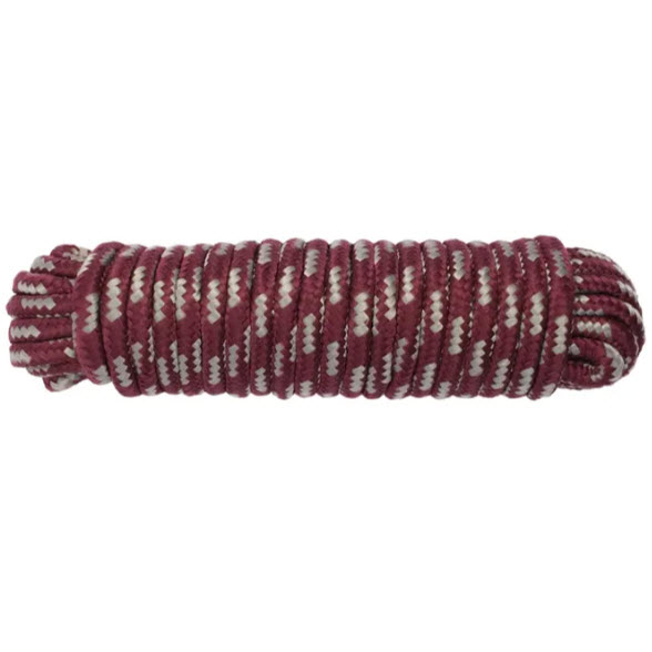 Braided Rope, Koch, 3/8 in x 50 ft L, 133 lb Working Load, Polypropylene, Assorted - 2