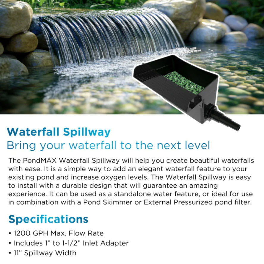 Waterfall Spillway, Pondmaster, 11 in - 2
