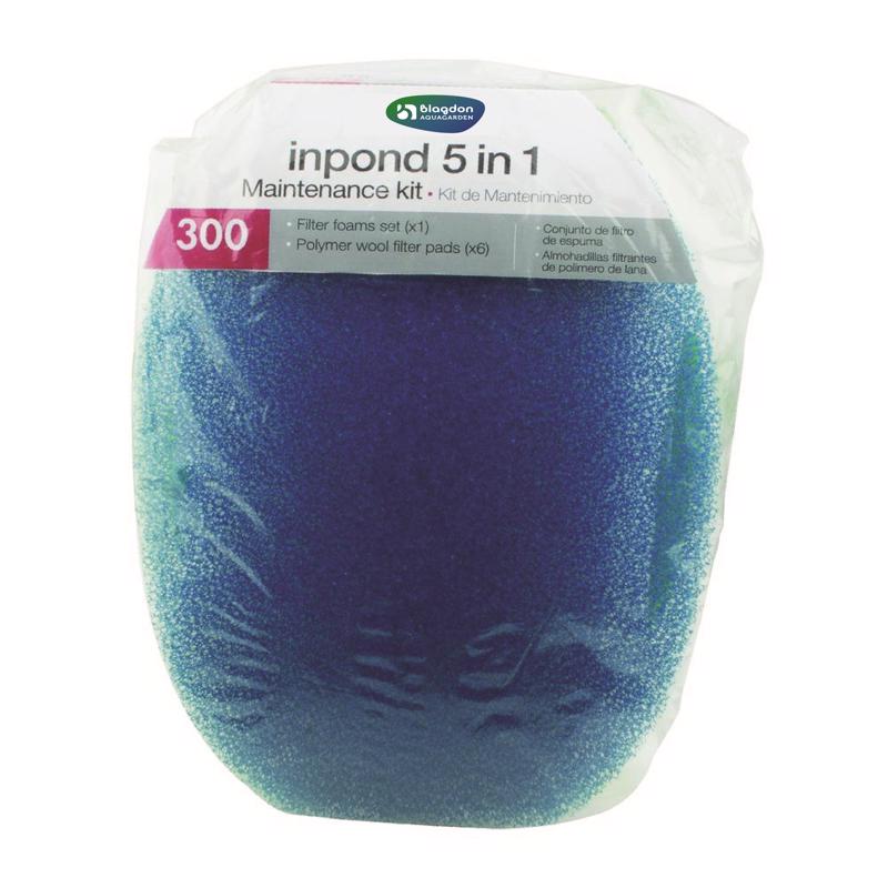 Replacement Filter Kit, Blagdon Aquagarden, For Pond Pump, Disposable Polymer Wool Filter Pads - 1